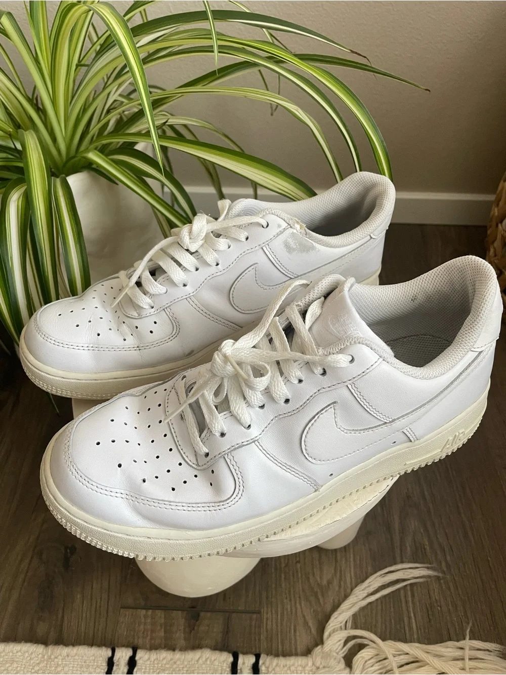 Nike White Low-Top Sneakers